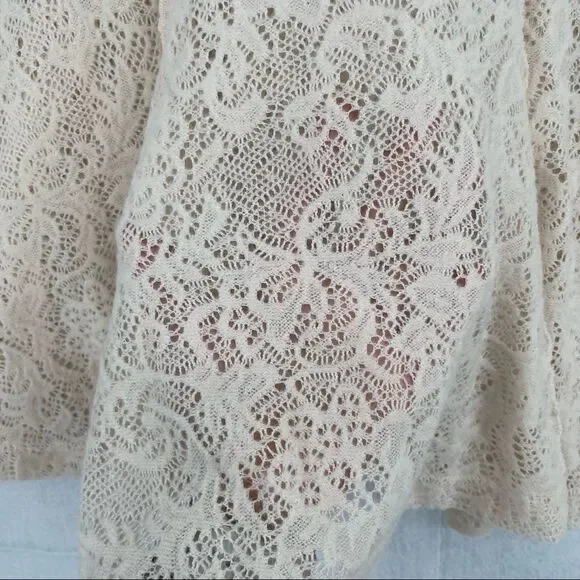 -Free People Lace Mini Dress Tunic NWT XS - Picture 4 of 7